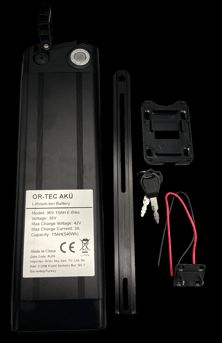 AKÜ -  - 36V 15AH AKÜ E-BİSİKLET LİTYUM KIZAKLI [ ORTEC ]