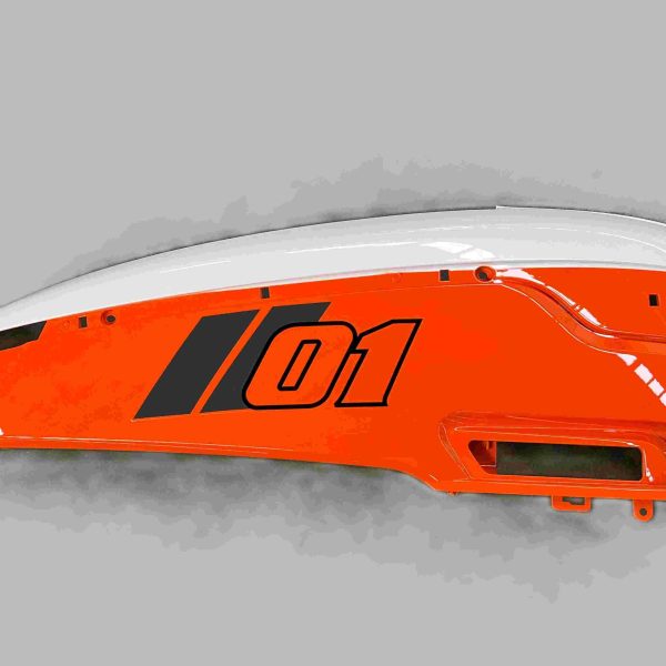 SCOOTER MALIBU PRO - SOL KORUMA LEVHASI TURUNCU MALIBU PRO