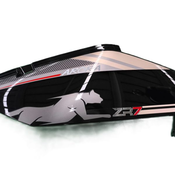 E-SCOOTER ZR7 - SOL KORUMA LEVHASI GRİ ZR7