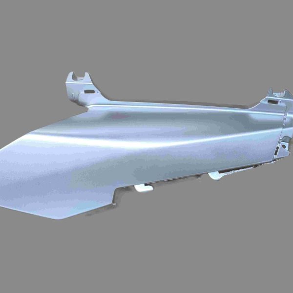 E-SCOOTER ZR7 - SOL KORUMA LEVHASI DEK.KAPAK GRİ ZR7