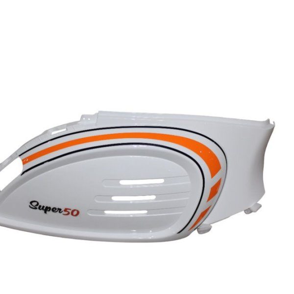 SCOOTER SUPER 50 - SAĞ KORUMA LEVHASI BEYAZ SUPER 50
