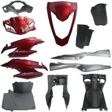 HONDA - ACTİVA S - ACTİVA S KAPORTA SET YENİ MODEL [ BORDO ]