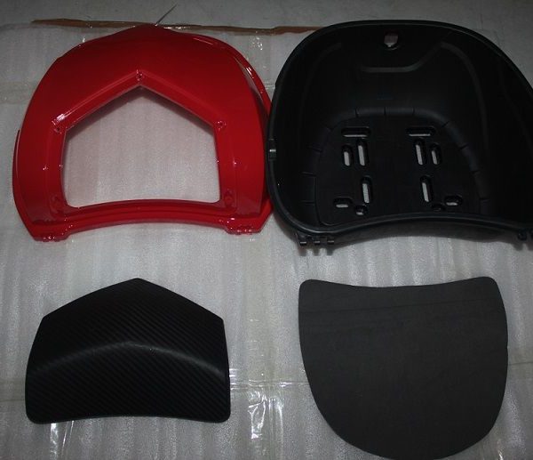 E-SCOOTER ZR5 - ARKA BAGAJ KUTUSU TK. KIRMIZI ZR5